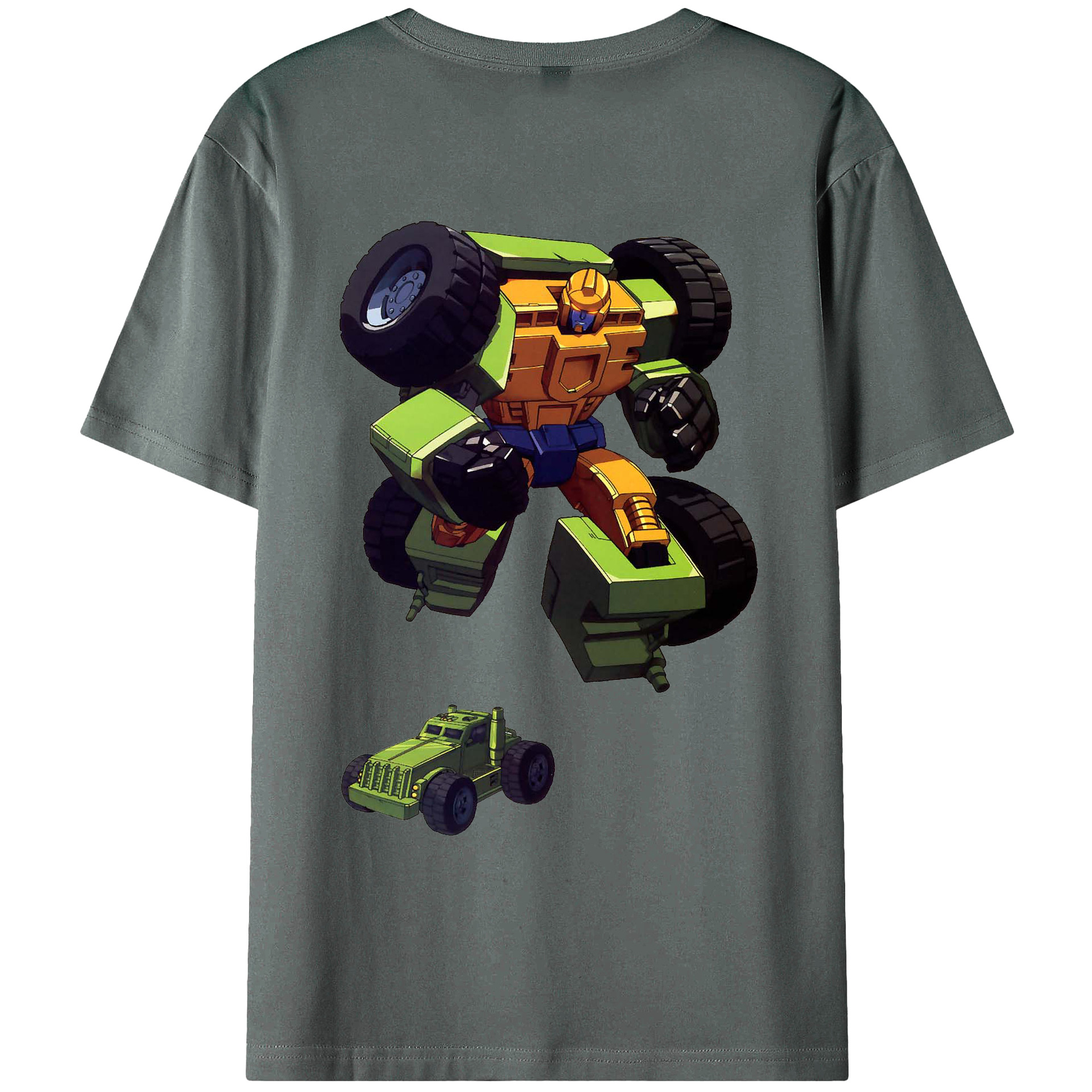 （画像用）  綿100％ メンズ半袖Tシャツ（バックプリント） 通気性